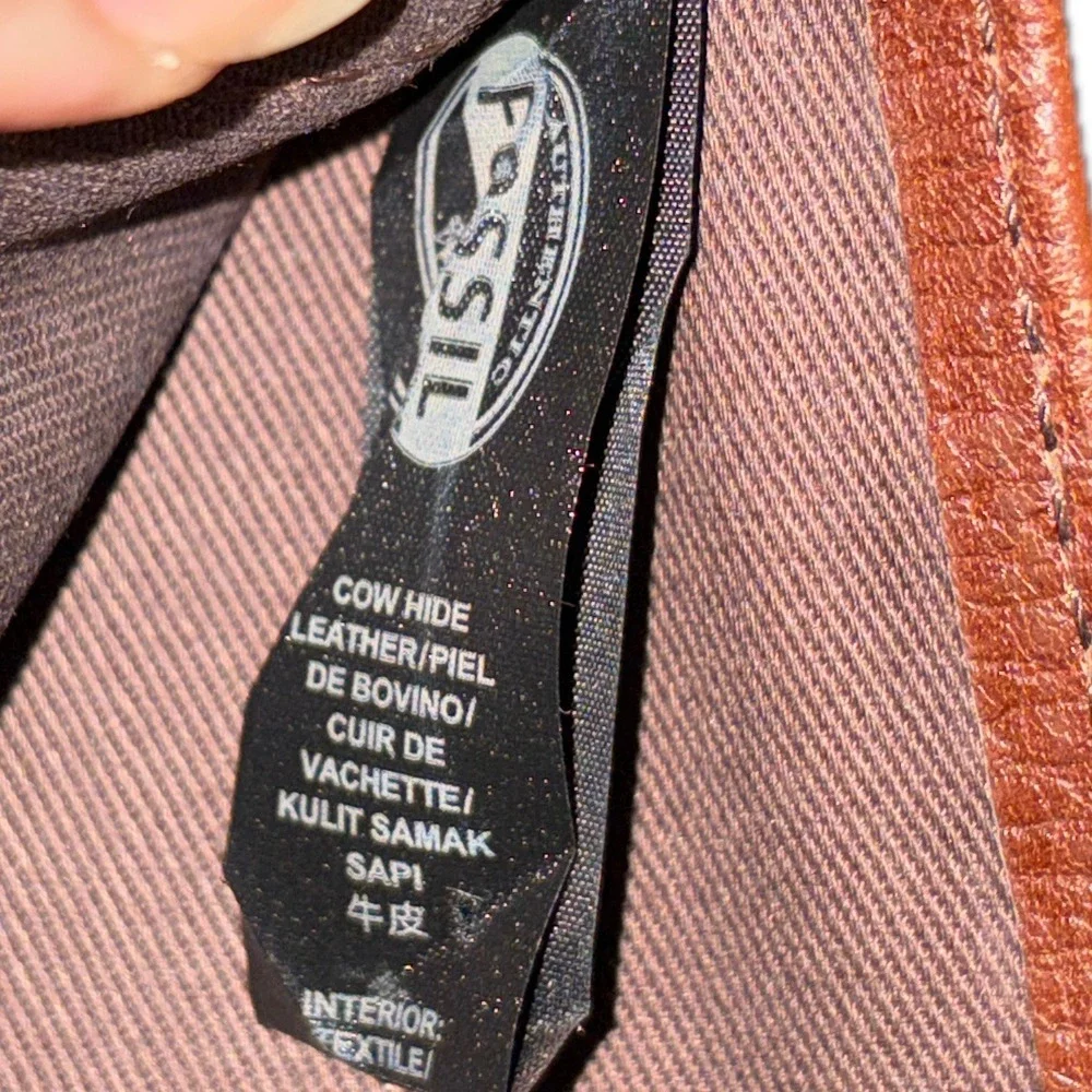 Fossil genuine cowhide